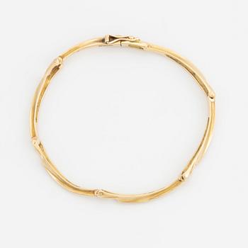 An 18K gold Lapponia gold bracelet.