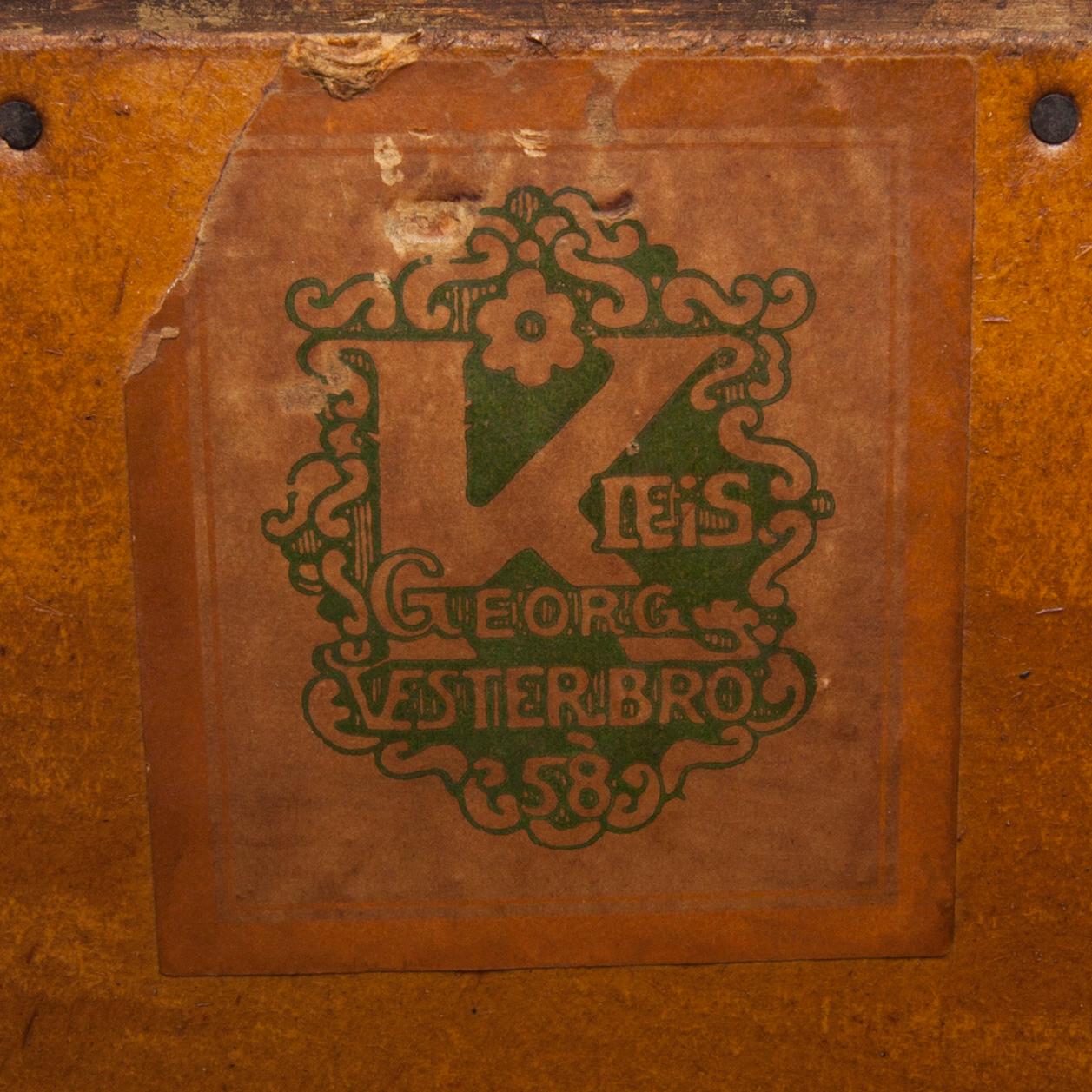 SPEGLAR, ett par, Georg Kleis Kunsthandel, Danmark ca 1900.