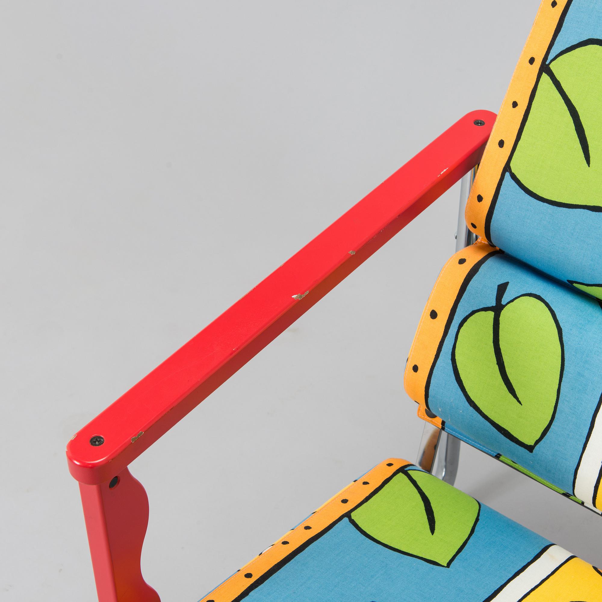 Yrjö Kukkapuro, Nojatuoli, "Experiment", Avarte, 1980-luku.