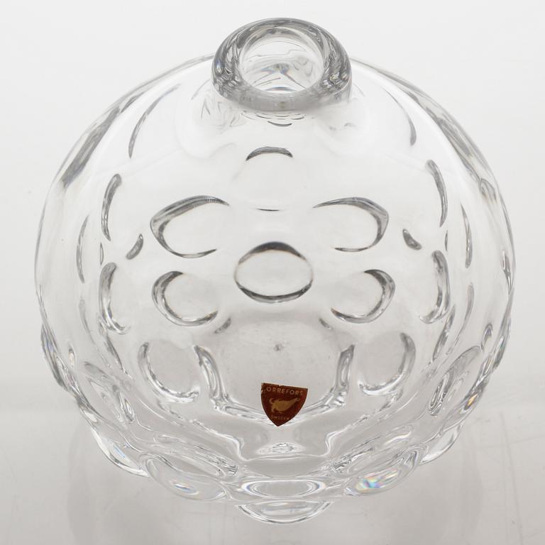 SVEN PALMQVIST, glas, vas Orrefors, omkring 1900-talets mitt.