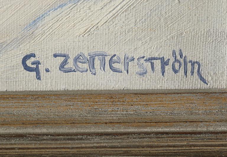 GUNNAR ZETTERSTRÖM, olja på duk, sign.