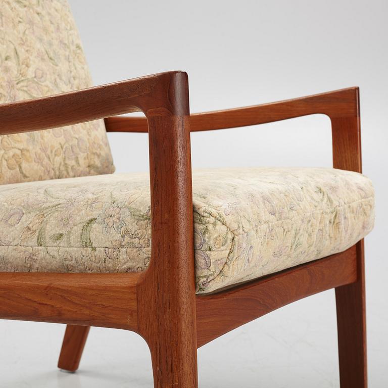 Ole Wanscher, a teak 'Senator' easy chair, France & Son, Denmark.