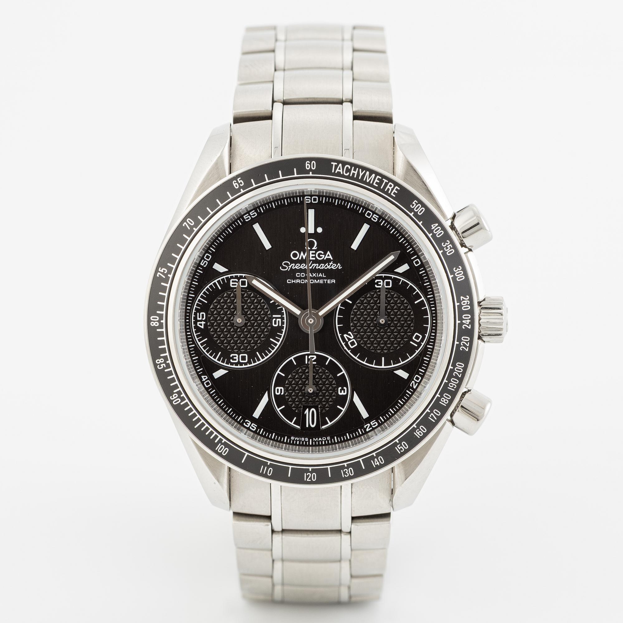 Omega, Speedmaster, Racing, kronograf, armbandsur, 40 mm.