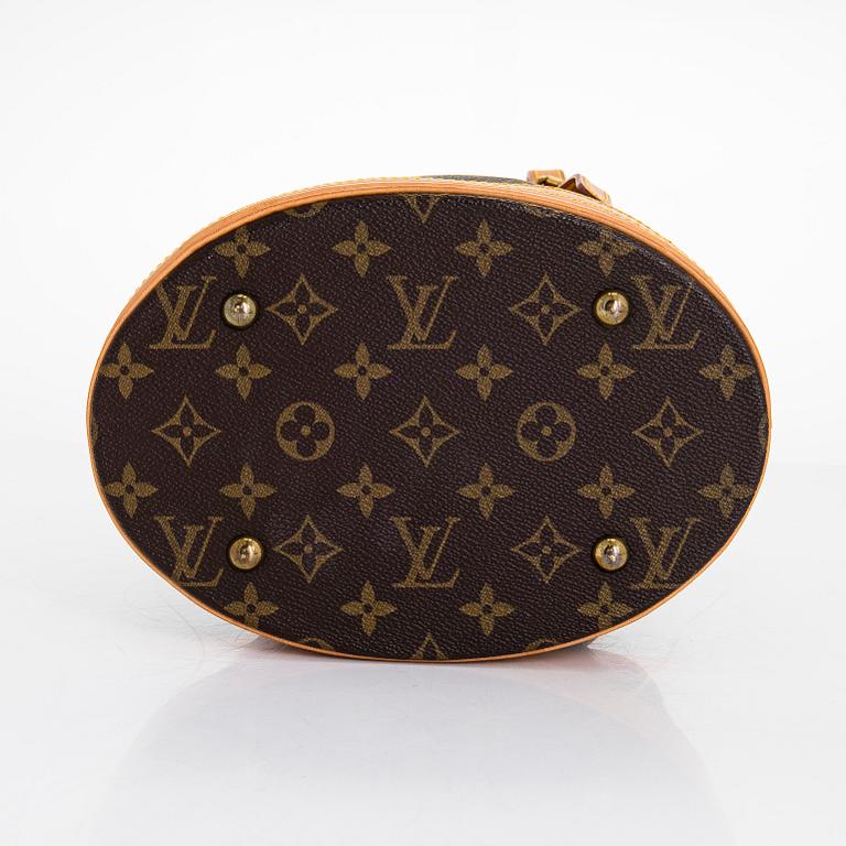 Louis Vuitton, laukku, "Petit Bucket", sekä pochette.