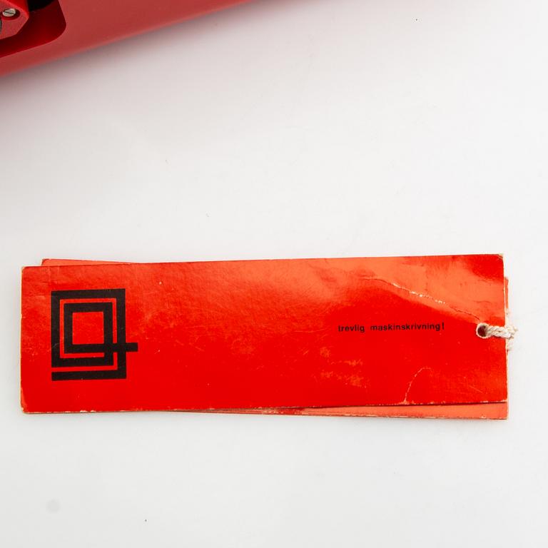 Ettore Sottsass, typewriter, "Valentine s", Olivetti, Italy.