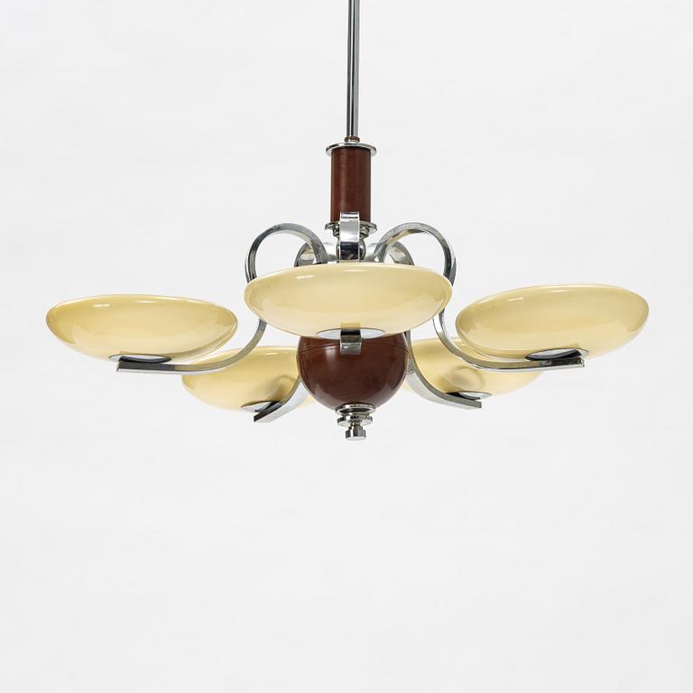 An Art Deco ceiling lamp, 1920's/30's.