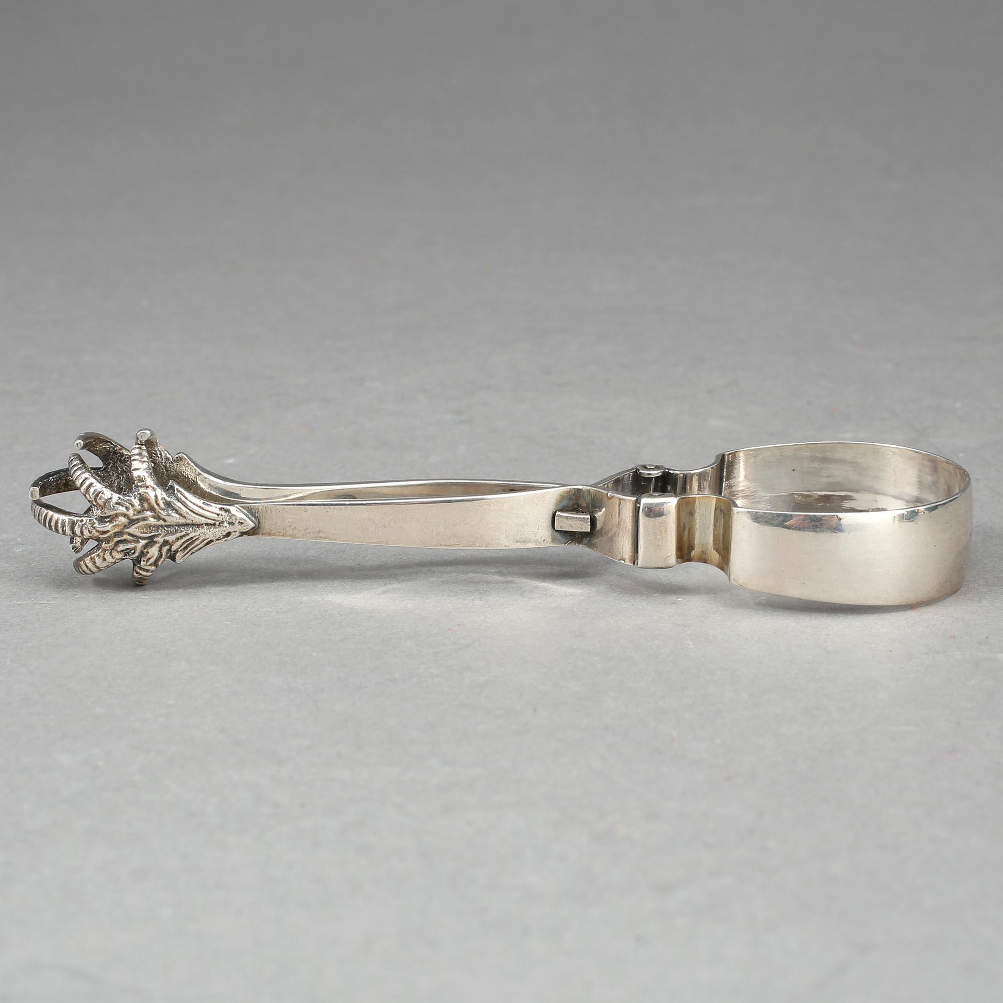 KAKTÅNG, silver, Anders Nilsson, Lund, 1926. Vikt 37 gram.