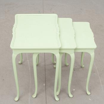 SATSBORD, 3 delar, rokokostil, 1900-tal.