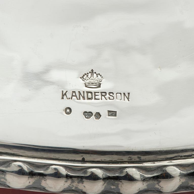 Karl Anderson, a silver table lamp, Stockholm 1917.