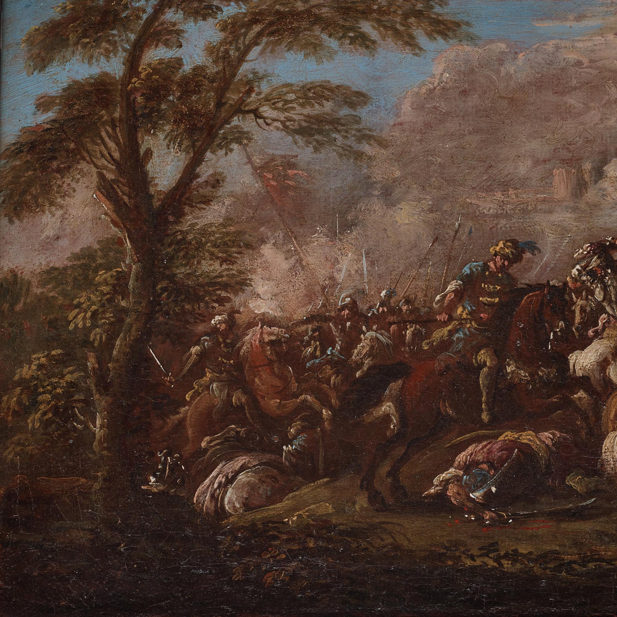 Francesco Graziani ("Ciccio"), Batalj mellan ottomaner och kristna.