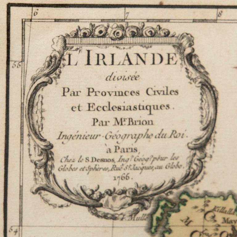 Maps of Europe, 8 pcs., 18th century, France.