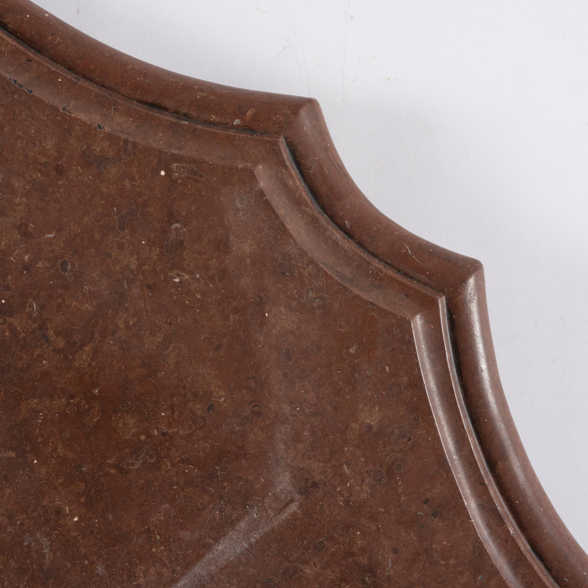 Konsolbord, troligen Danmark, 1700-talets andra hälft, Rokoko.