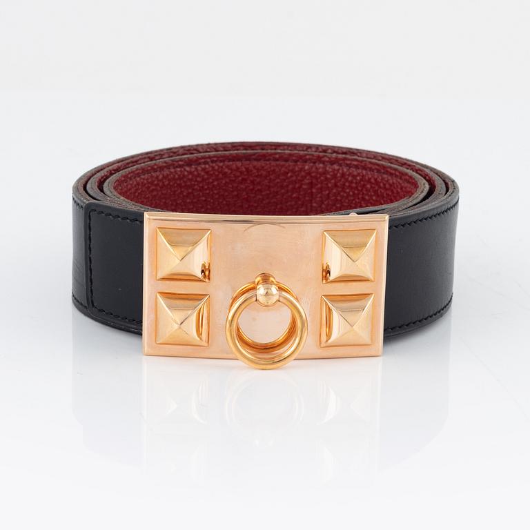 Hermès, "Collier de Chien" belt, 2007. Size 90.