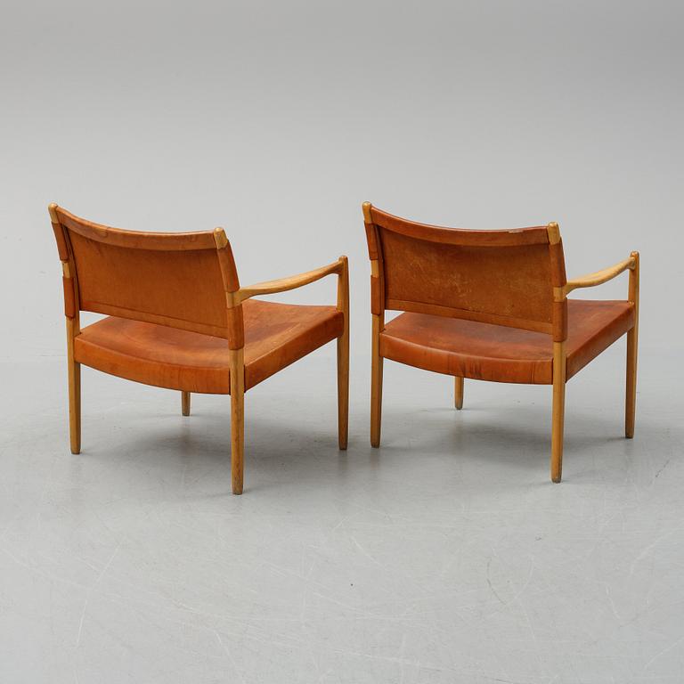 A pair of 'Premiär 69' easy chairs by Per Olof Scotte, IKEA.