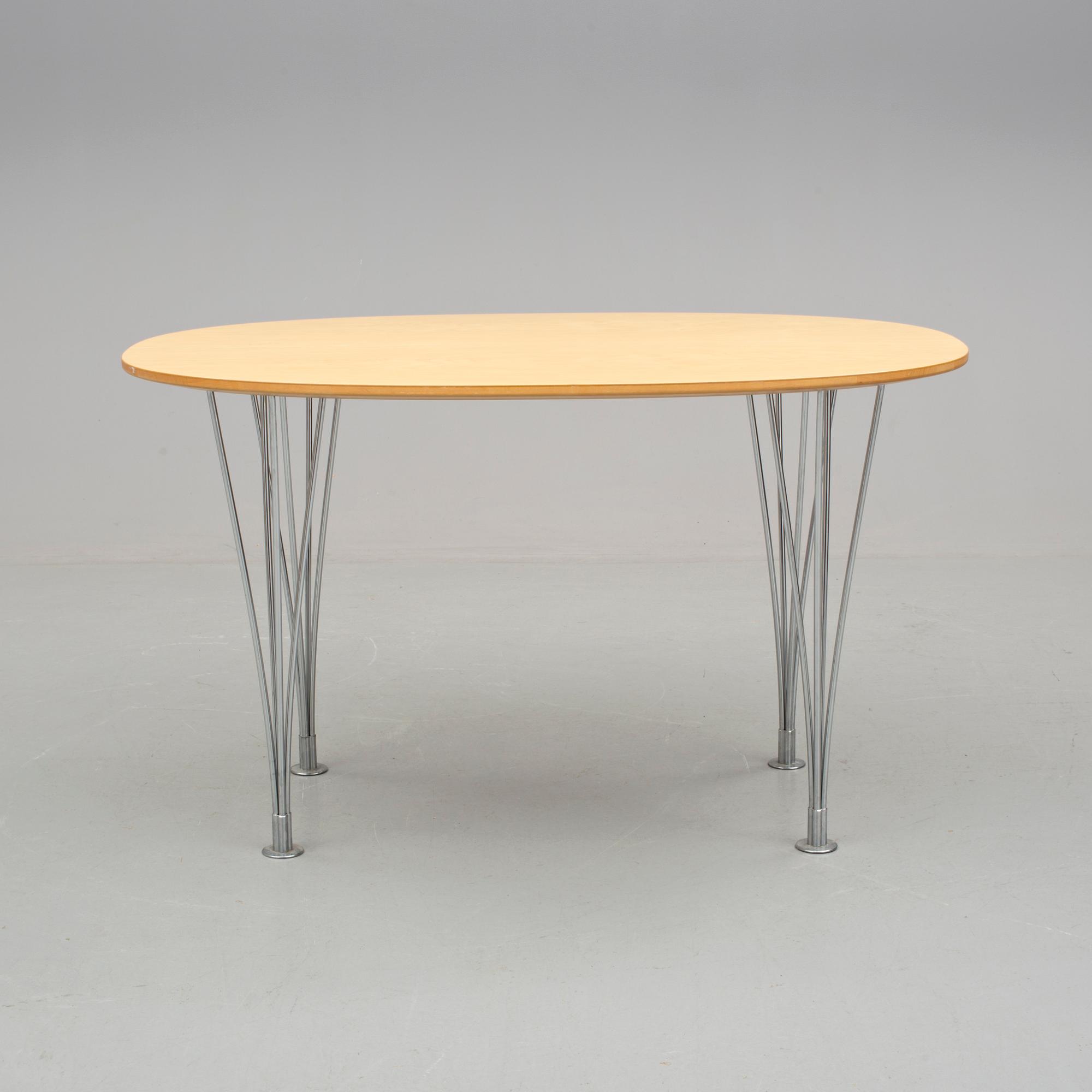 BRUNO MATHSSON och PIET HEIN, "Superellips", Bruno Mathsson International, bord, 1900-talets fjärde kvartal.