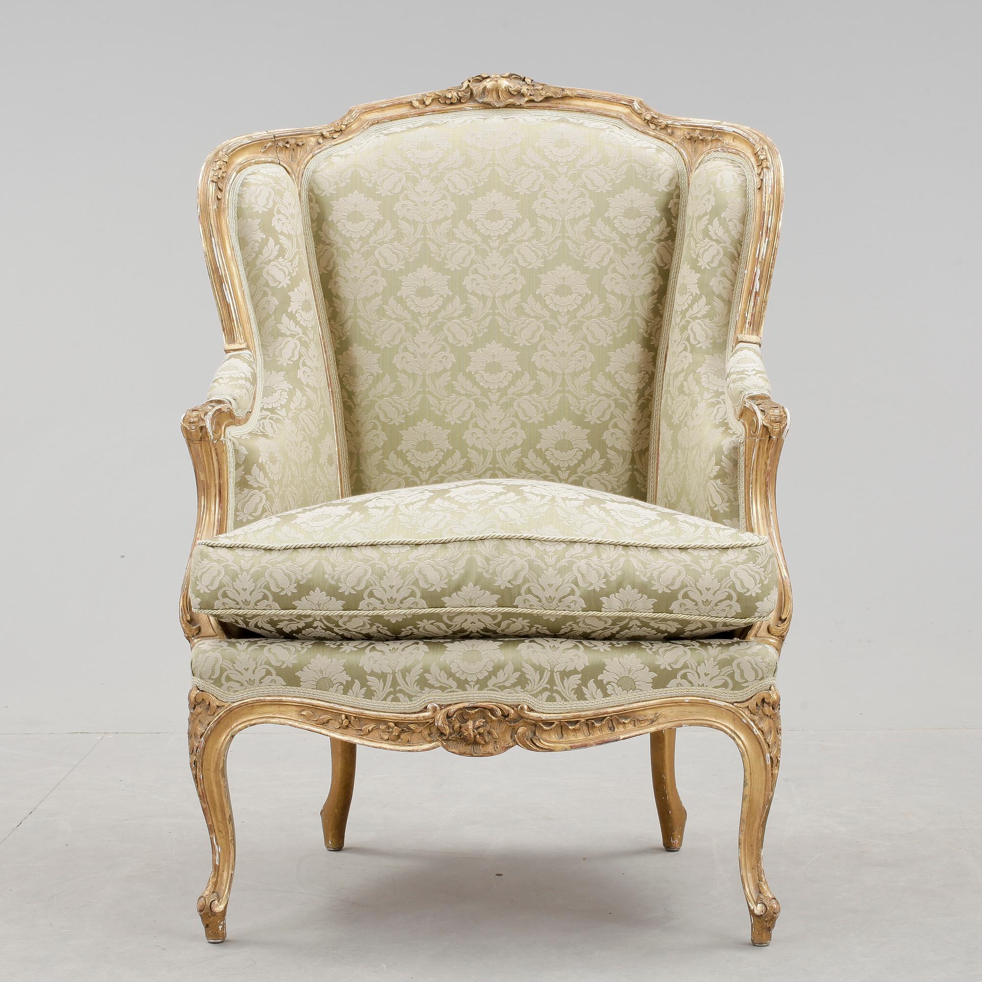 BERGÈRE, rokokostil, omkr 1900.
