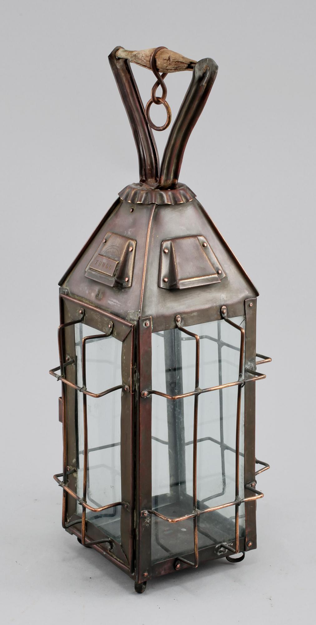 STORMLYKTA, HMS Thule, Karlskrona lampfabrik, omkring år 1900.