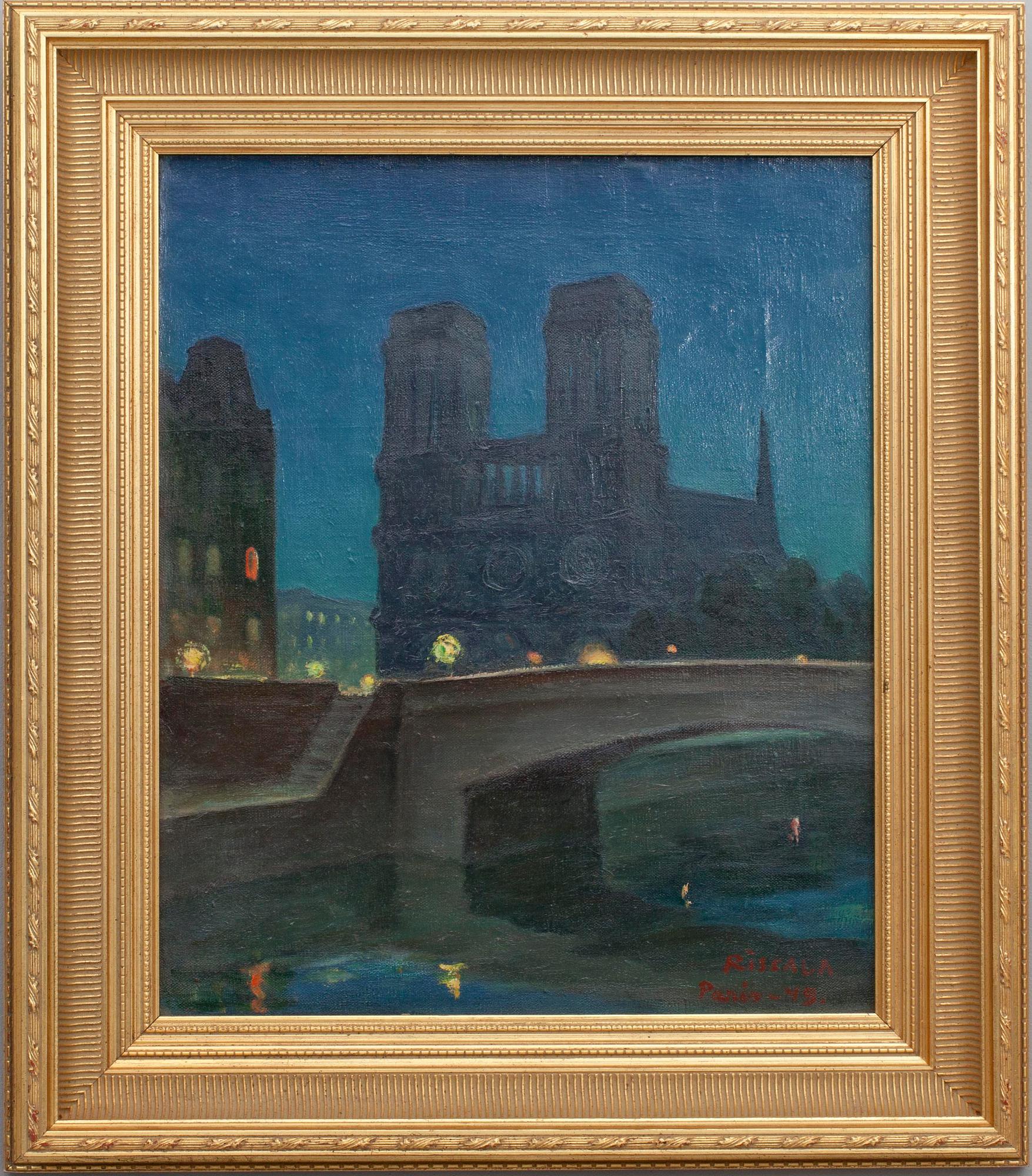 KAAPO RISSALA, olja på duk, signerad samt daterad 1949.