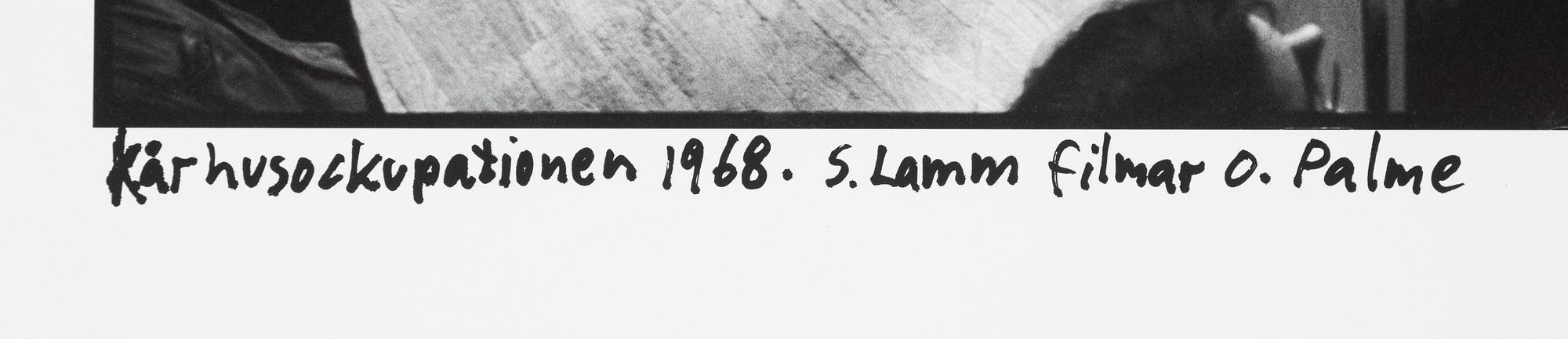 Carl Johan De Geer, fotografi, signerat 2/3.