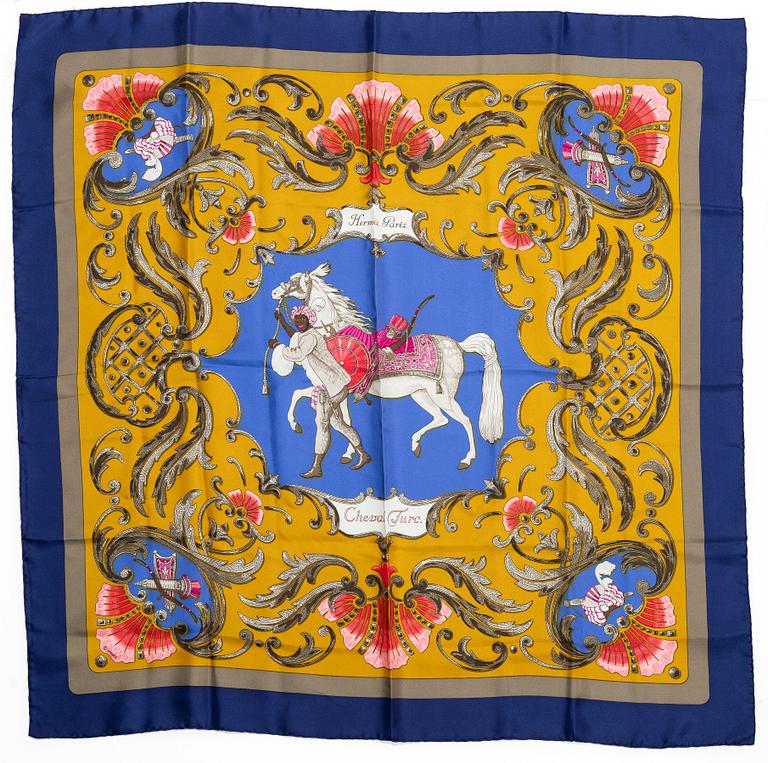 Hermès, scarf, "Cheval Turc".