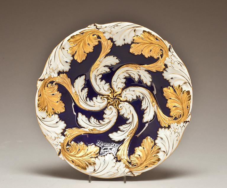 SKÅLFAT, porslin, Meissen, 1900-tal.