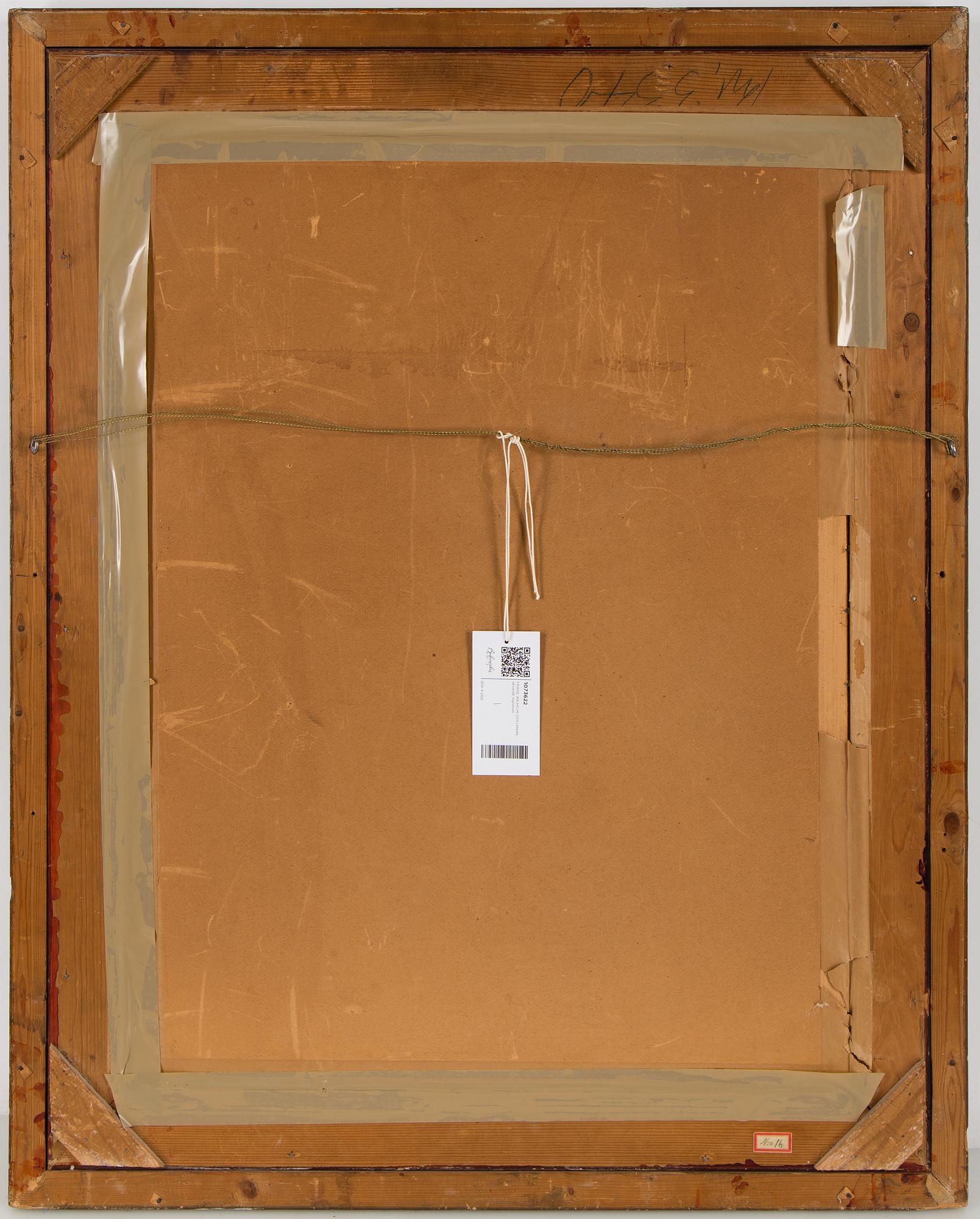 FRANS WILHELM ODELMARK, watercolour, signed.