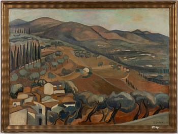 Elsa Ström-Ciacelli, Sydländskt landskap.