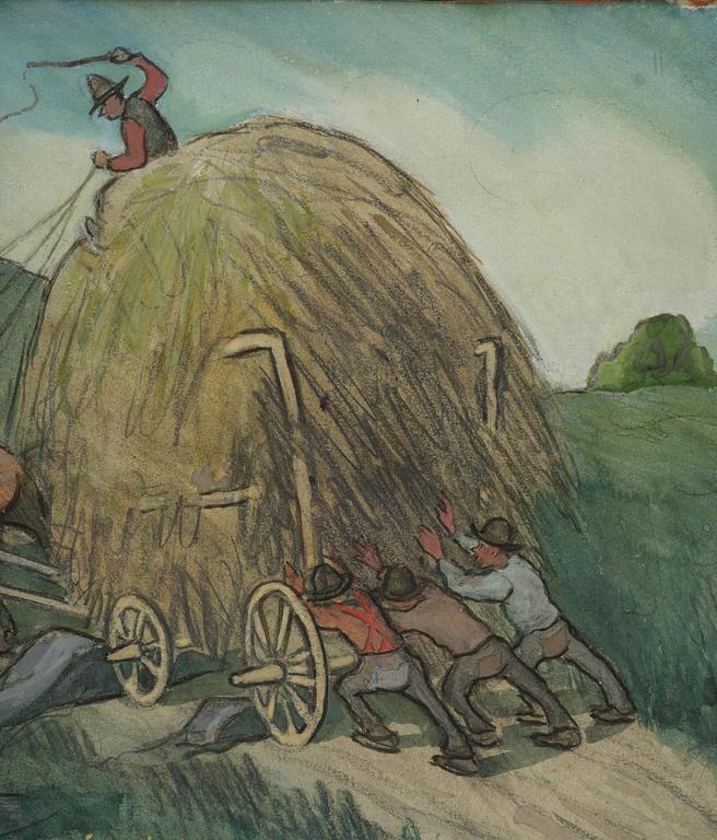 Ivar Arosenius, "Tungt lass i uppförsbacke".