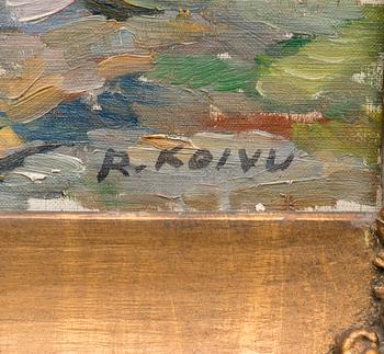 oil on canvas, signed.