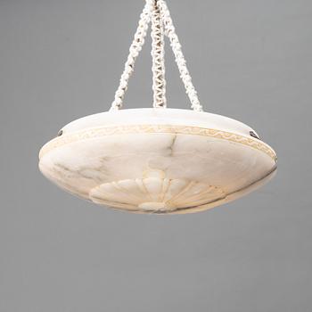 Takampel, alabaster, 1920-tal.