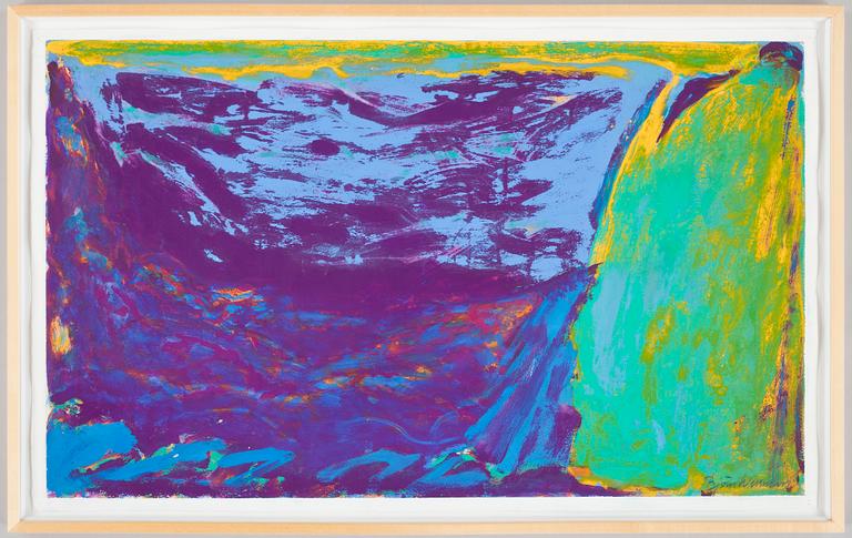 BJÖRN WESSMAN, akryl på papper, sign.