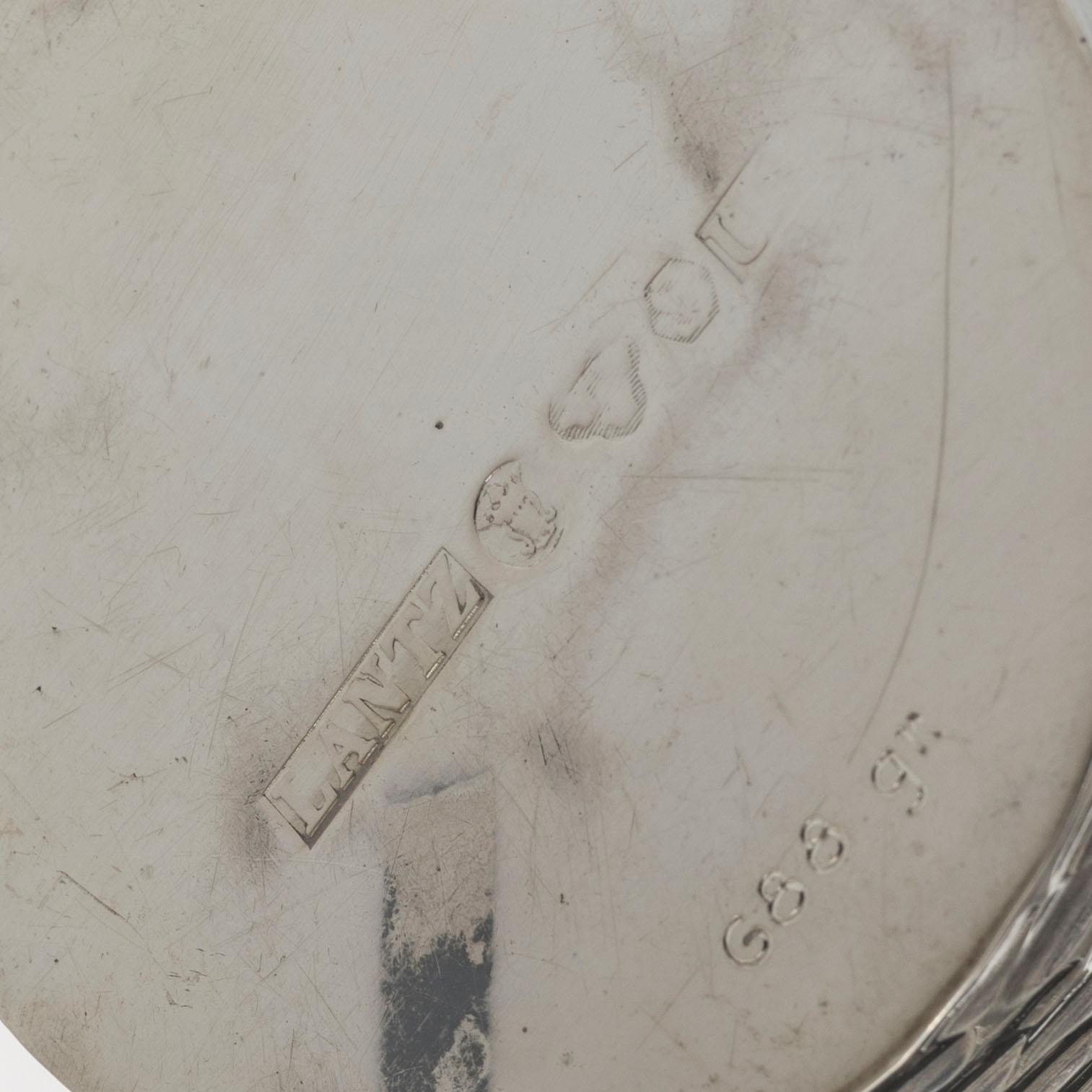 Beaker, silver, Roland Lantz, Stockholm Stamped U8 for 1947.