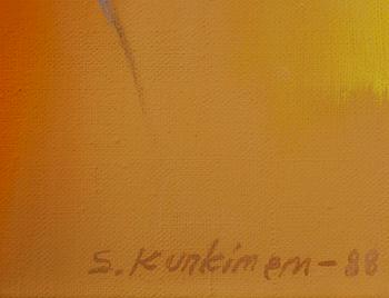 SINIKKA KURKINEN, olja på duk, sign. och dat. -88.