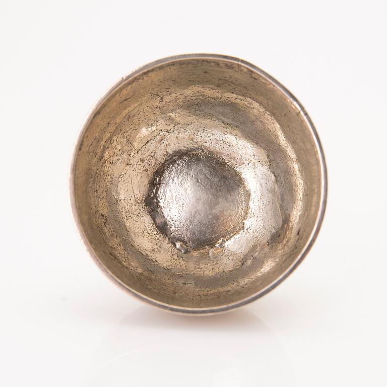Tumbler, silver, Hans Stadius (active 1722–1735), Kristianstad.