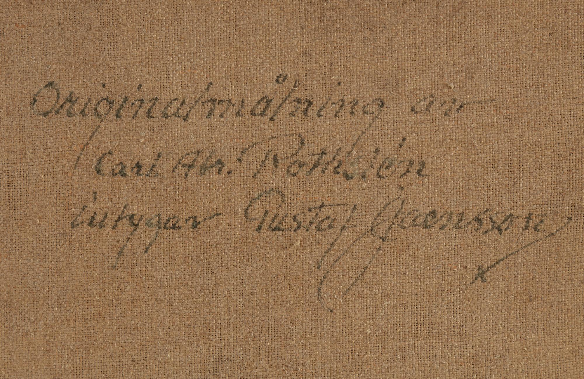 CARL ABRAHAM ROTHSTÉN, olja på duk lagd på pannå, signerad CAR och daterad -68.