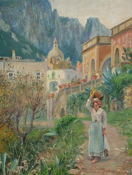 Anshelm Schultzberg, Scene from Capri.