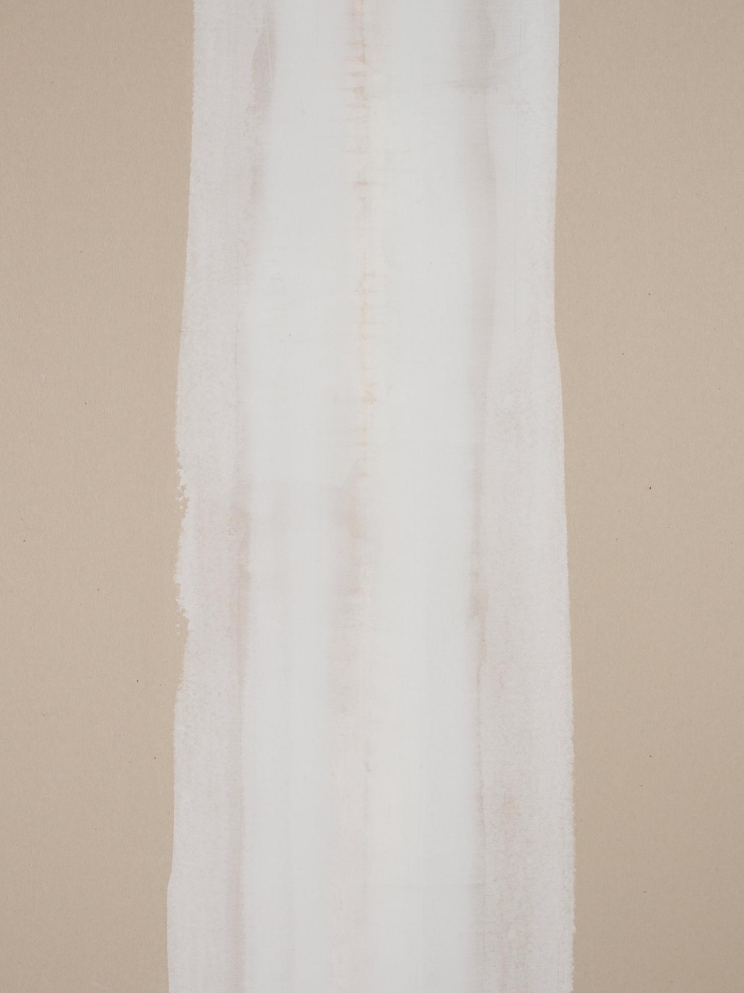 Clay Ketter, "White over grey wall painting".