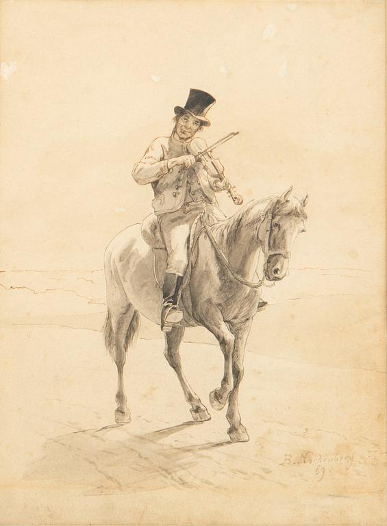 Bengt Nordenberg, Violinist on Horseback.