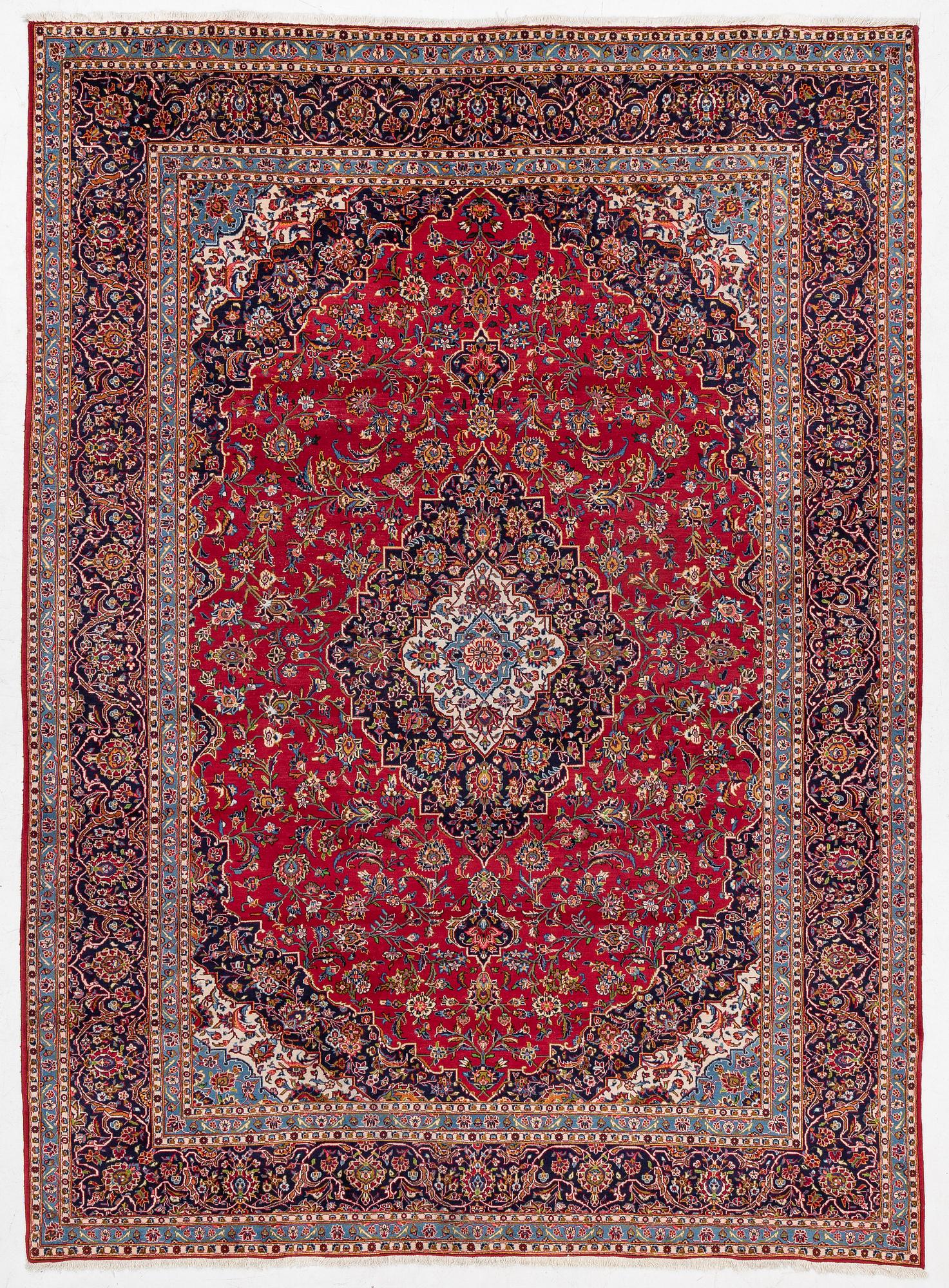 Rug, Keshan, approximately 400 x 304 cm.