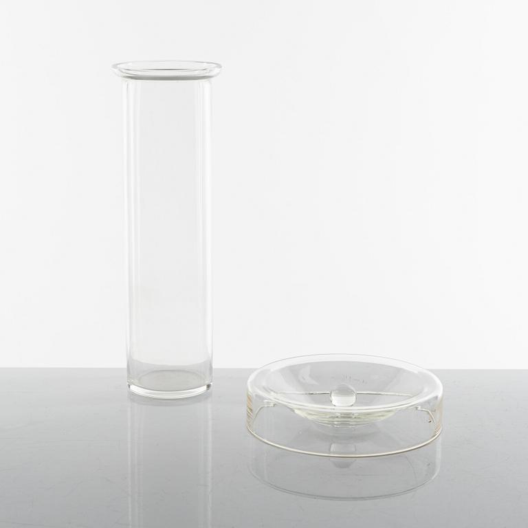 Wilhelm Wagenfeld, 22 glass service pieces, Jenaer Glaswerk, Schott & Gen, Germany.