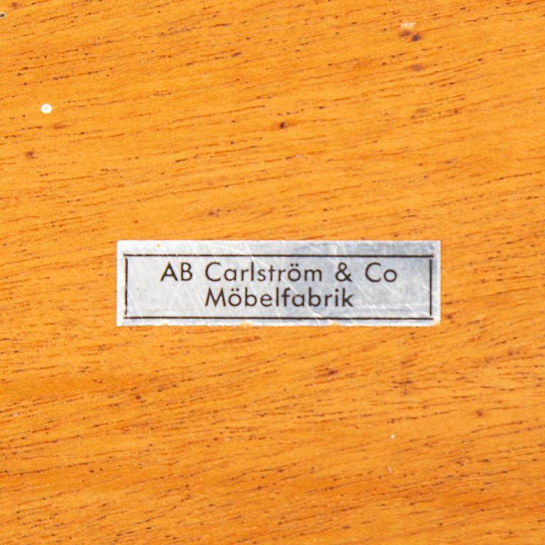 A pair of bedside tables, AB Carlström & Co Möbelfabrik, Bjärnum, 1950's/60's.