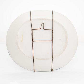 Birger Kaipiainen, dekorationsfat, stengods, signerad Kaipiainen Arabia.