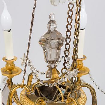 A Louis XVI style chandelier, France, late 19th century.