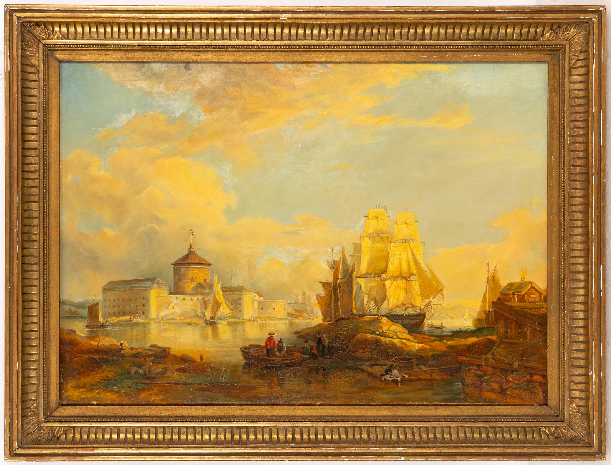 Johan Christian Berger, Copy after, Vaxholm Fortress.