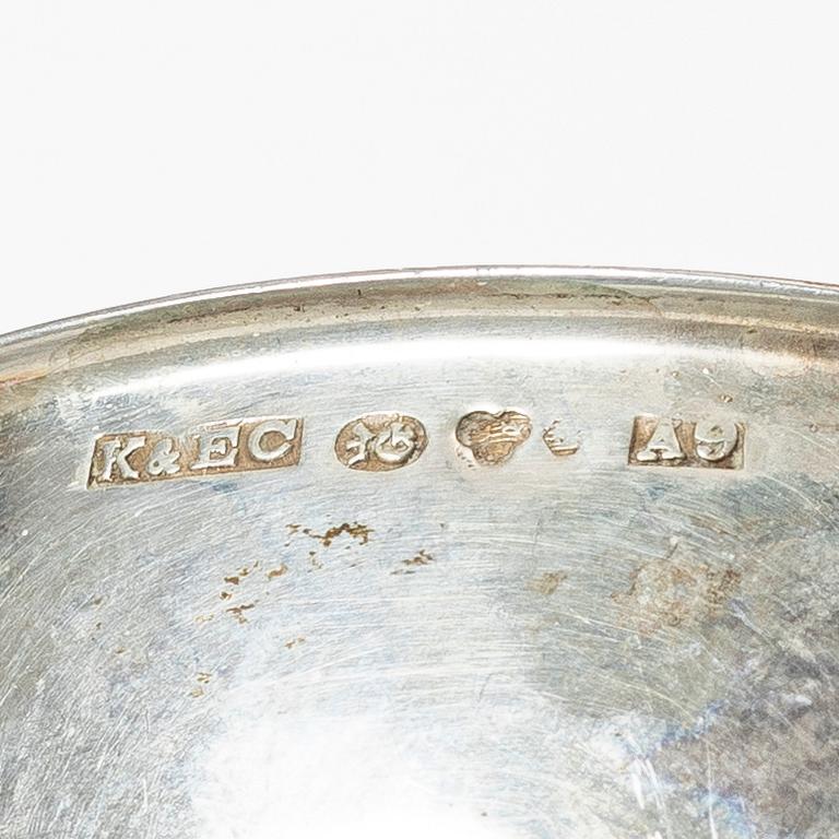 Twelve silver mugs, K&EC, Gothenburg, 1949-62.