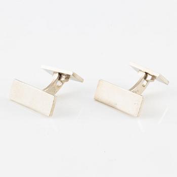 Wiwen Nilsson, a pair of cufflinks, sterling silver, Lund 1958.