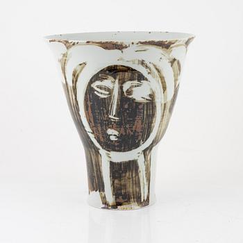 Carl-Harry Stålhane, a unique stoneware vase, Designhuset, Sweden, signed.
