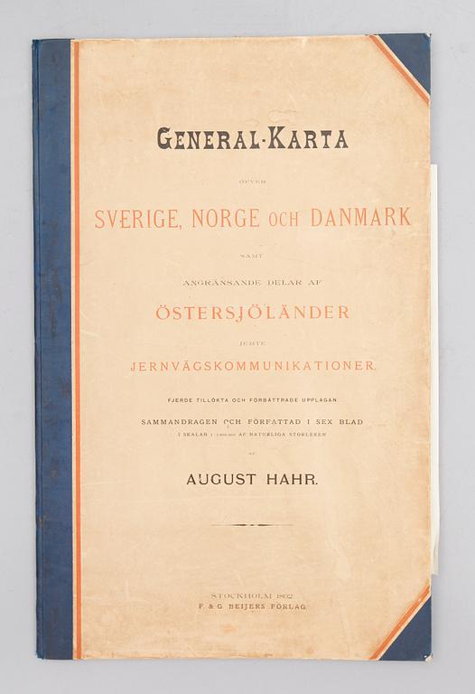 KARTOR över Södermanland, sekelskiftet 1900.