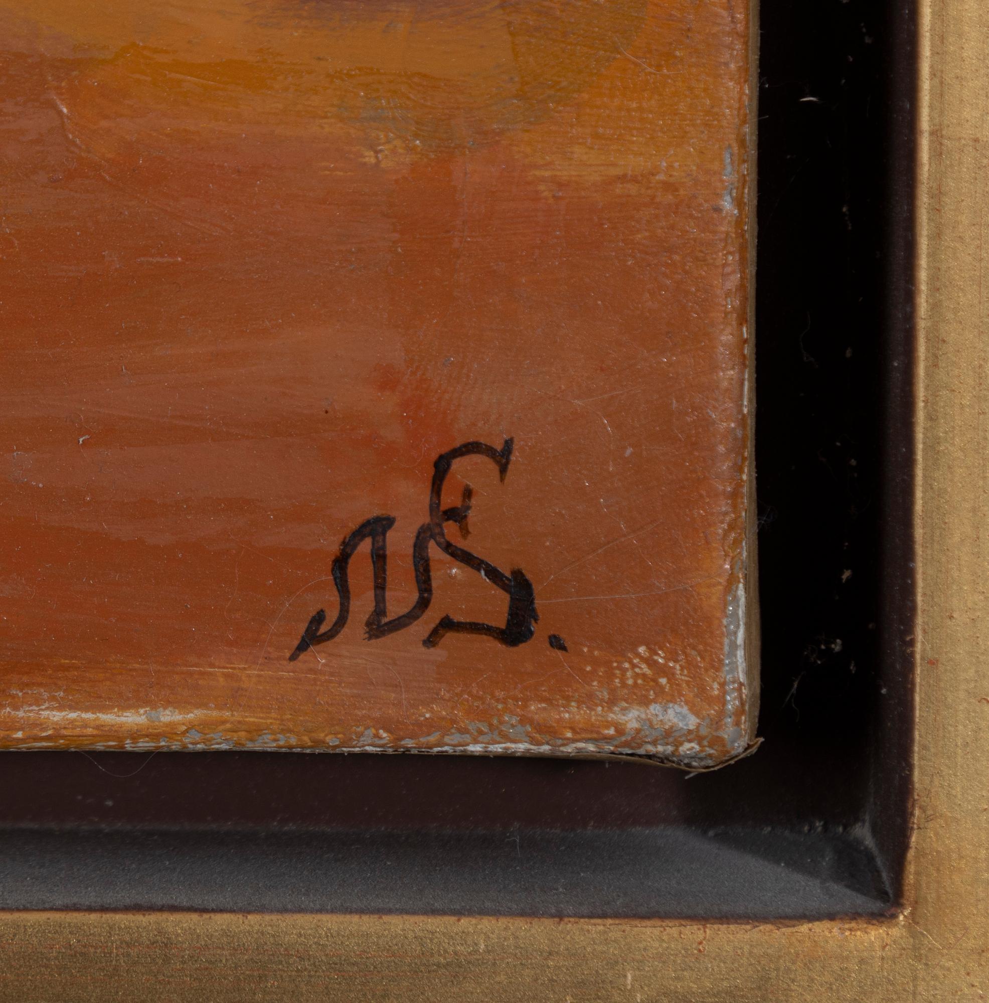 Sviatoslav Novosadiouk, "The cats and a fireplace".