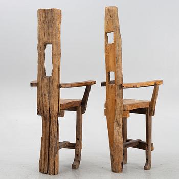 Armchairs, a pair, 20th century.